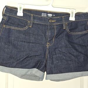 Old Navy Jean Shorts Rolled Hem Casual